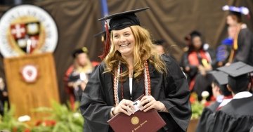 Student Graduating