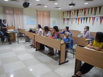 Students meet in a Classroom